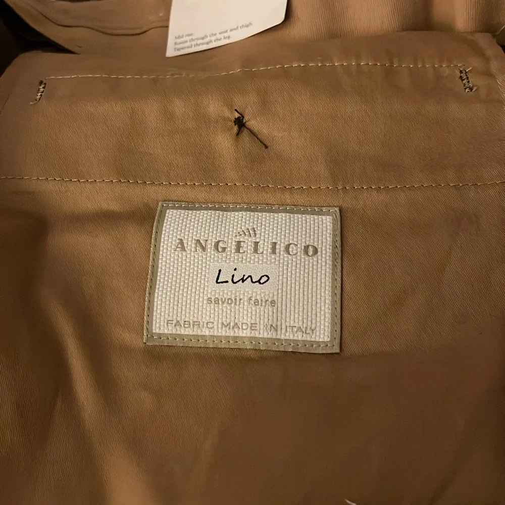 BANANA REPUBLIC SIMEON ITALIAN LINEN SUIT PANTS